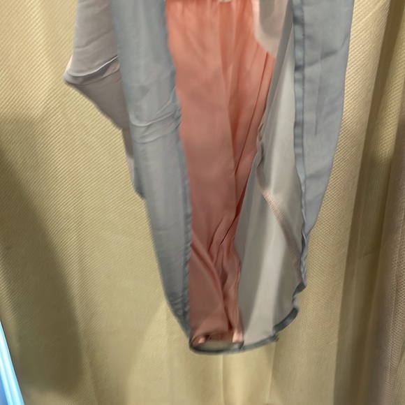 Dress size 12/14 youth new pink blues chiffon style dress - Picture 6 of 13